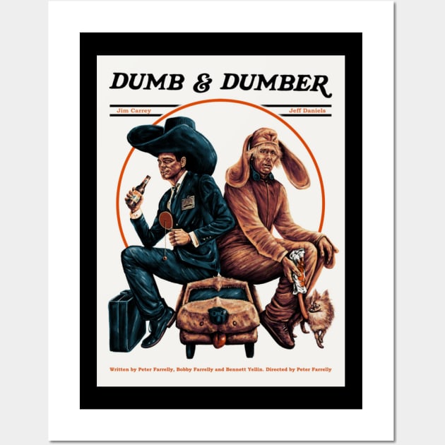 Dumb And Dumber Wall Art by CrucialDoodleS